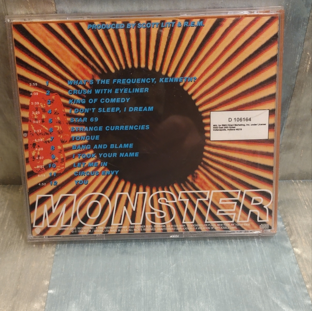 REM MONSTER CD - Picture 2 of 4